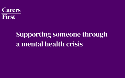 How to support someone going through a crisis with their mental health ...