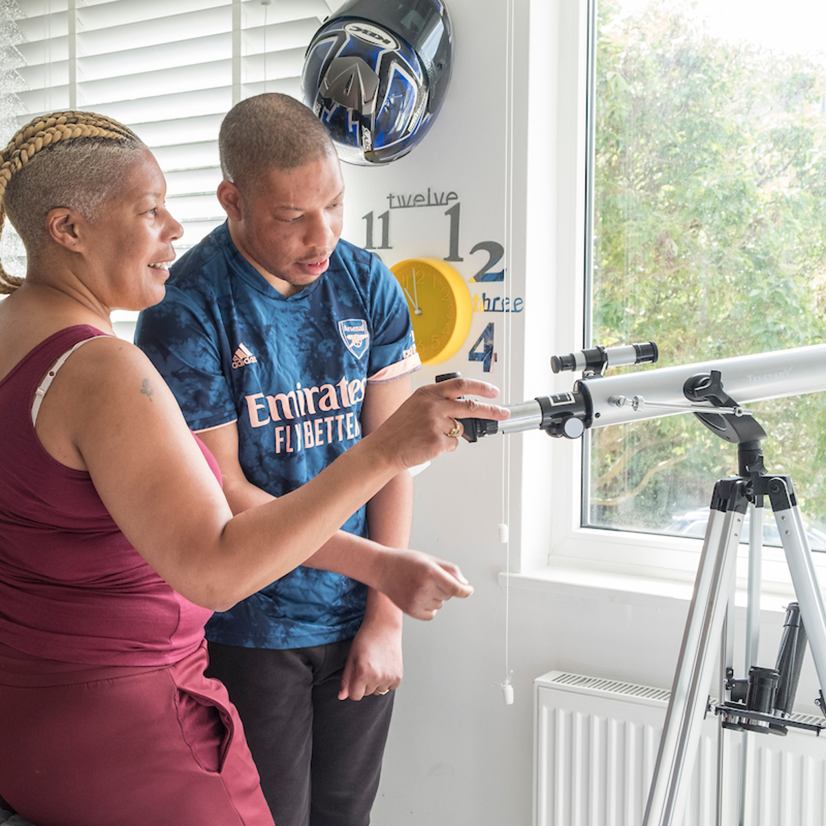 Parent Carer with the person they care for