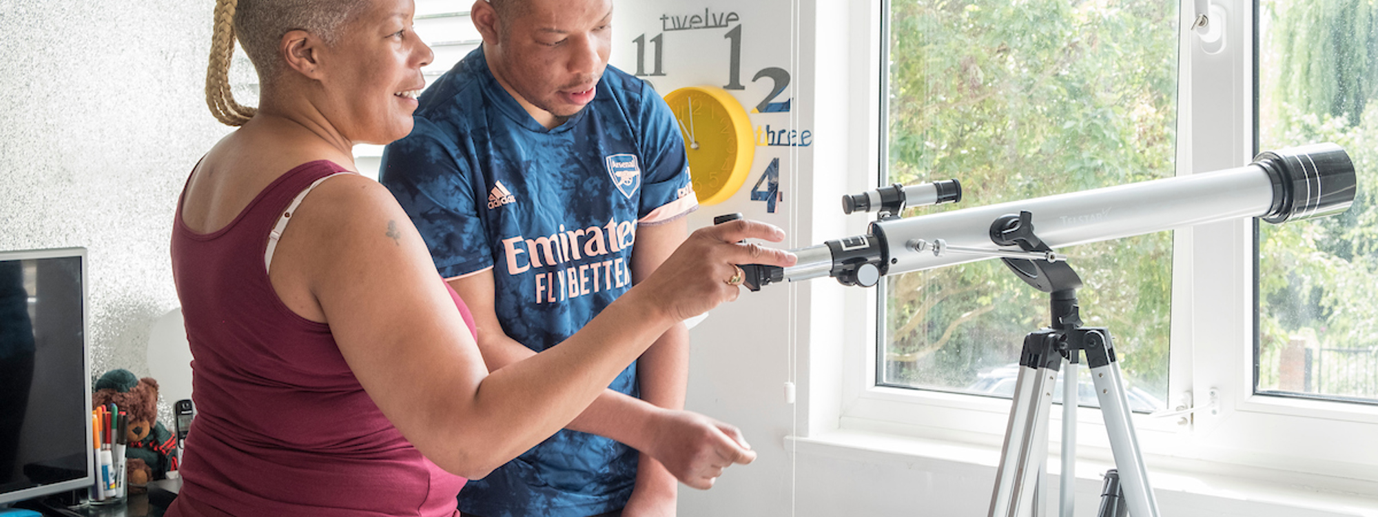 Parent Carer with the person they care for